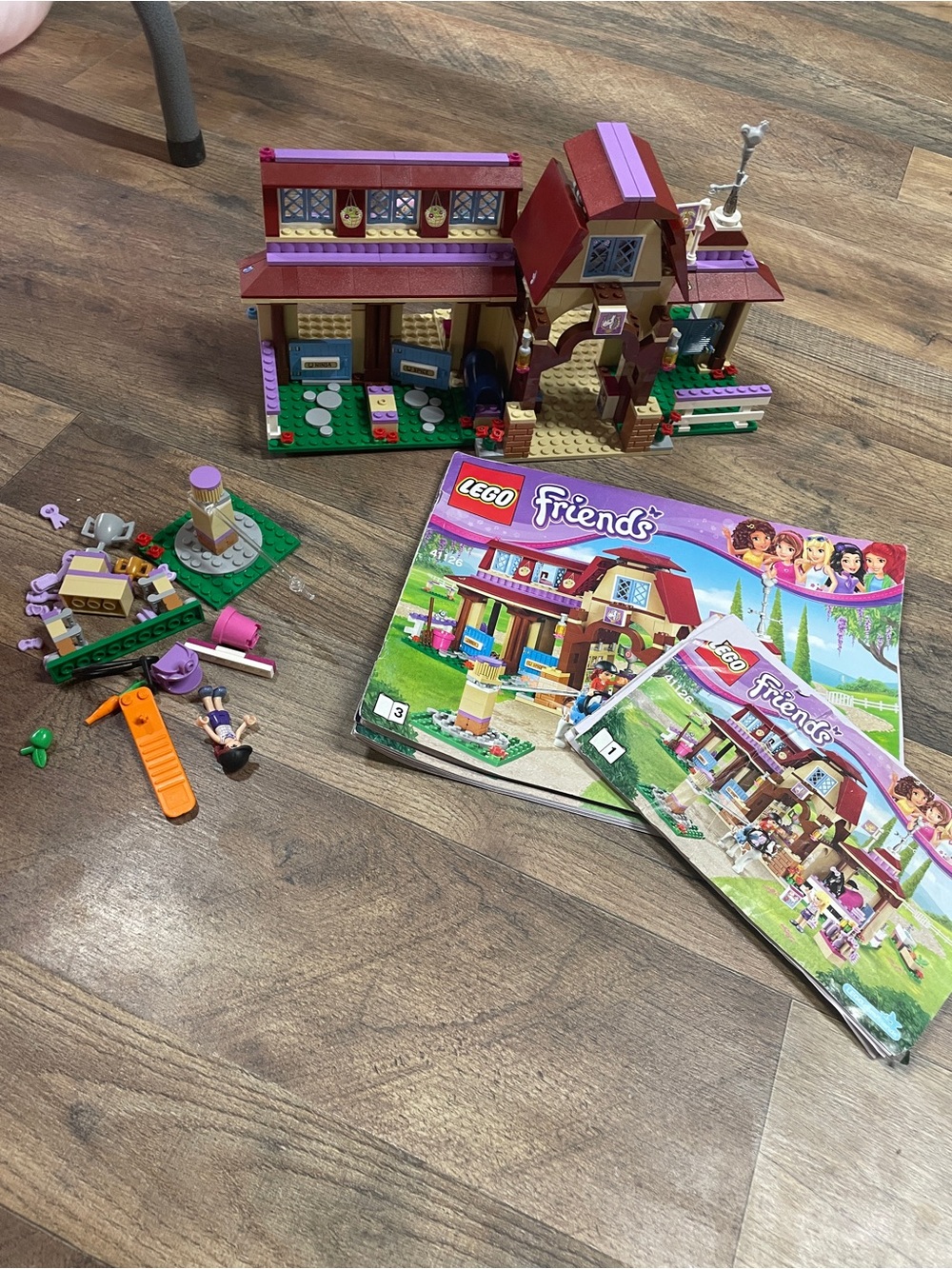 LEGO Friends Purple and Pink Barn Stable Playset